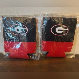 UGA Red and White Coozies